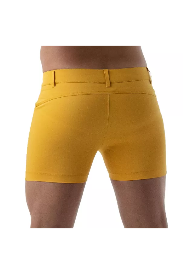 Mid-Thigh Shorts Yellow