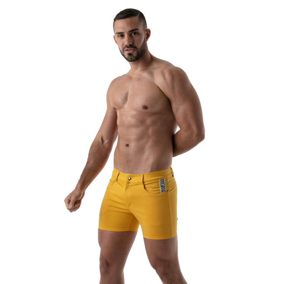 Mid-Thigh Shorts Yellow