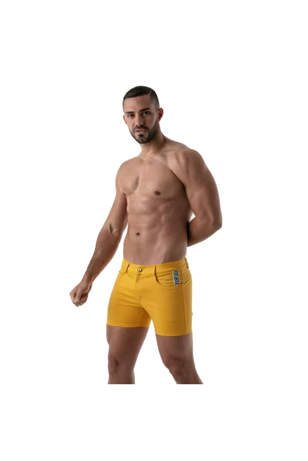Mid-Thigh Shorts Yellow