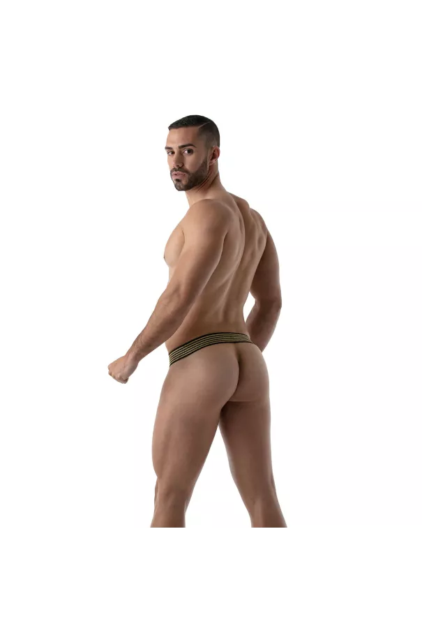 Metal Stringless Thong Golden