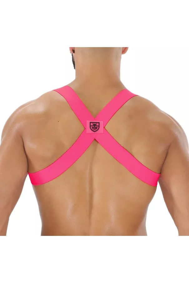 Party Boy Elastic Harness Neon Pink