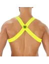 Party Boy Elastic Harness Neon Yellow