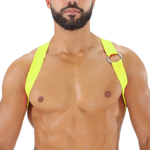 Party Boy Elastic Harness Neon Yellow