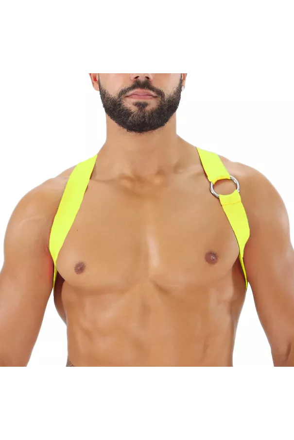 Party Boy Elastic Harness Neon Yellow