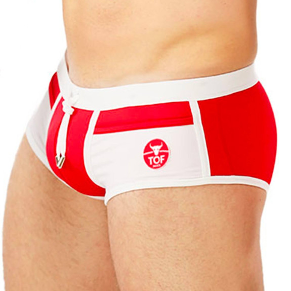 Sidney swim short Red - TOF-PARIS.com