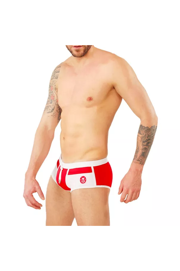 Sidney swim short Red - TOF-PARIS.com