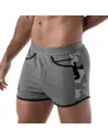 CAMO GYM SHORTS GREY
