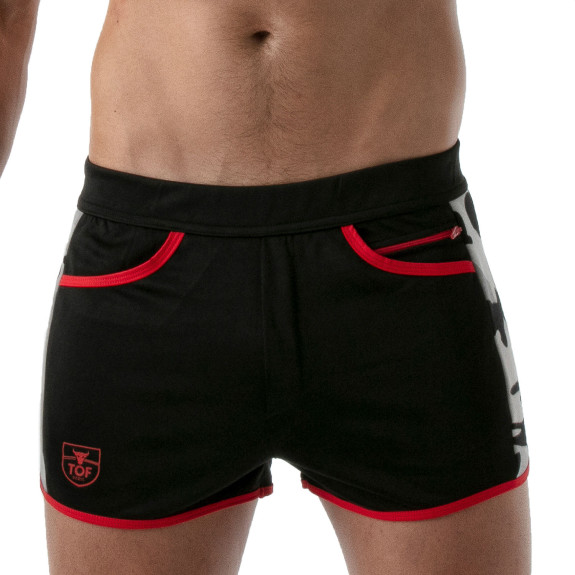 CAMO GYM SHORTS BLACK
