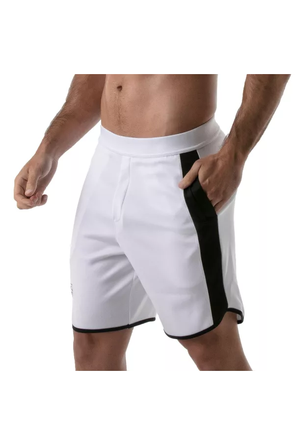 GYM LONG SHORTS WHITE