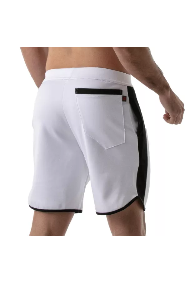 GYM LONG SHORTS WHITE