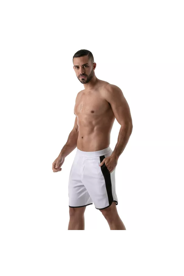 GYM LONG SHORTS WHITE
