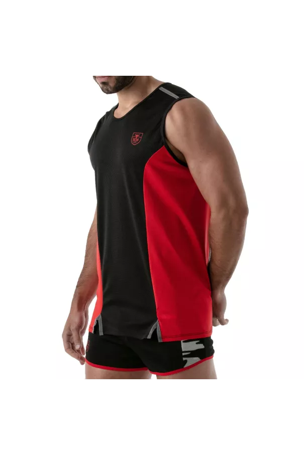TOTAL PROTECTION TANK TOP BLACK/RED