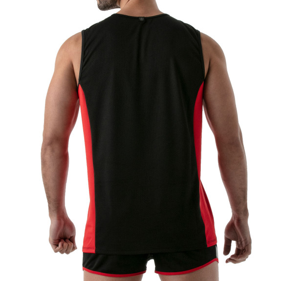 TOTAL PROTECTION TANK TOP BLACK/RED