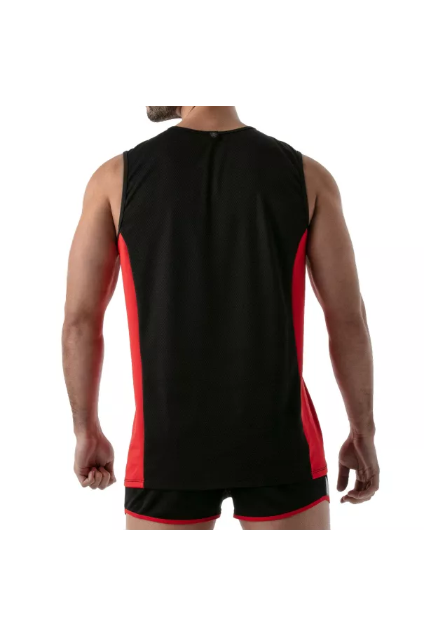 TOTAL PROTECTION TANK TOP BLACK/RED