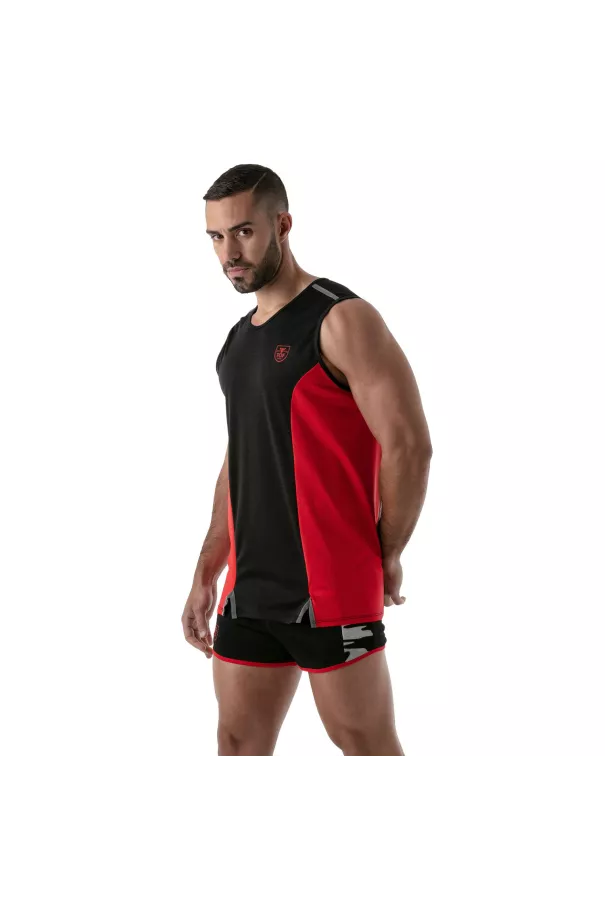 TOTAL PROTECTION TANK TOP BLACK/RED