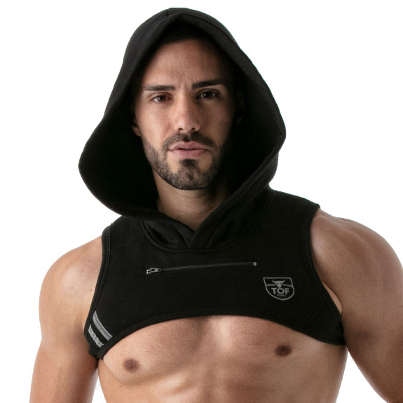 Hoodie Harness - Black - Face - Men