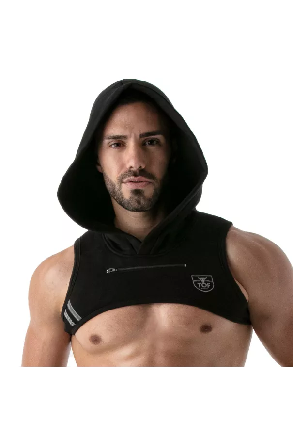 Hoodie Harness - Black - Face - Men