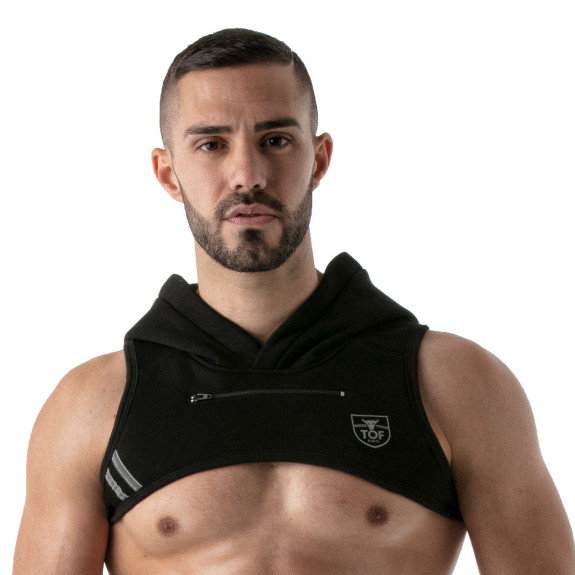 PARIS HOODIE HARNESS BLACK