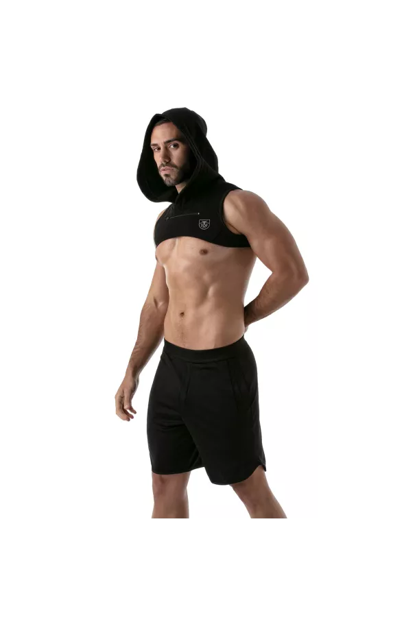 Hoodie Harness - Black - Complet Body - Face