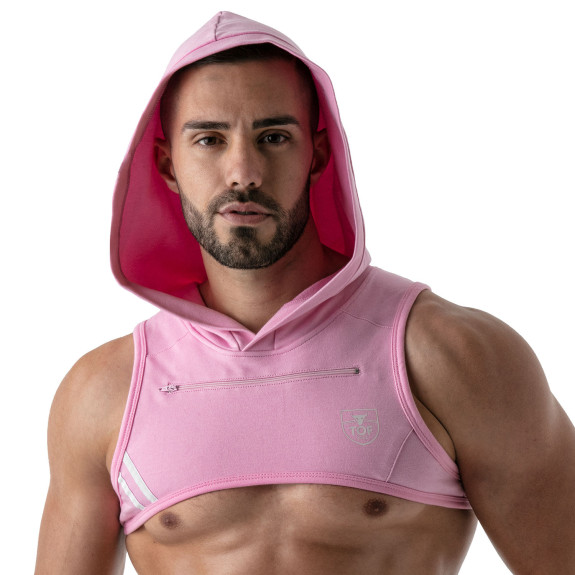 PARIS HOODIE HARNESS PINK