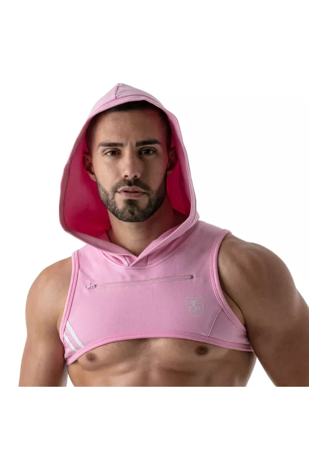 PARIS HOODIE HARNESS PINK