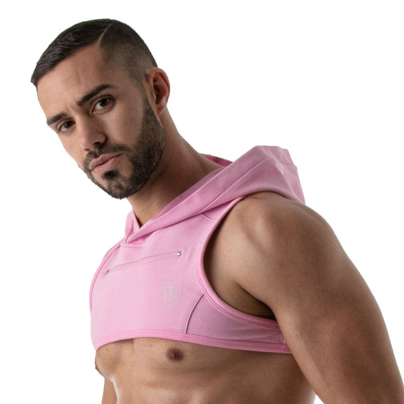 PARIS HOODIE HARNESS PINK