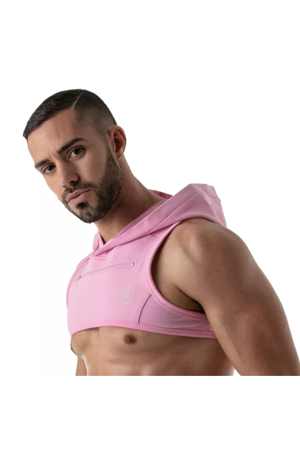 PARIS HOODIE HARNESS PINK