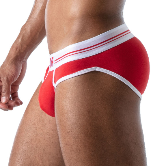 French Brief for Men Red - High-Cut Style and Comfort by TOF Paris