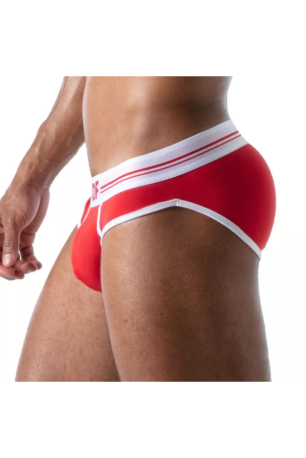 French Brief for Men Red - High-Cut Style and Comfort by TOF Paris