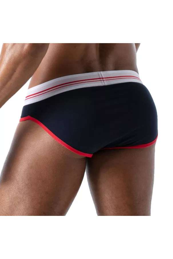 French Brief for Men Navy - High-Cut Style and Comfort by TOF Paris