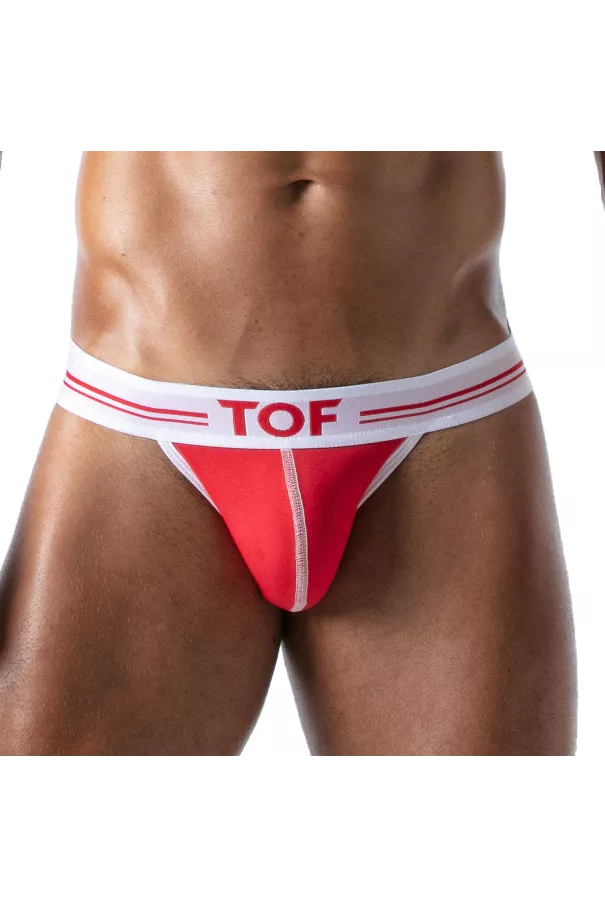 French Jock Red - Sexy and Comfortable Jockstrap for Men | TOF Paris