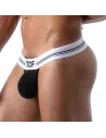 French Stringless Thong Black