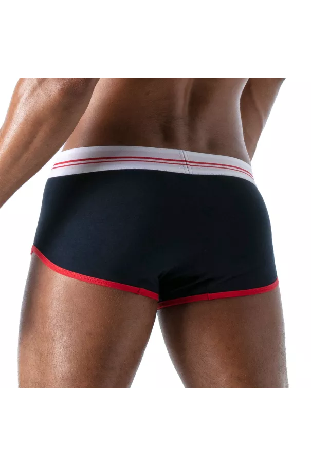 Boxer French Navy Blue - Men's Cotton Trunks and Shorties | TOF Paris