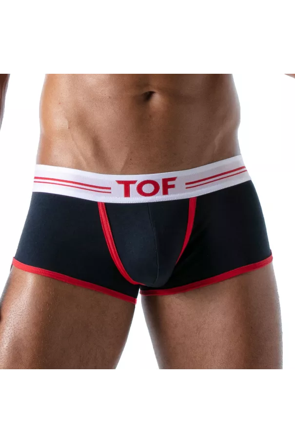 Boxer French Navy Blue - Men's Cotton Trunks and Shorties | TOF Paris