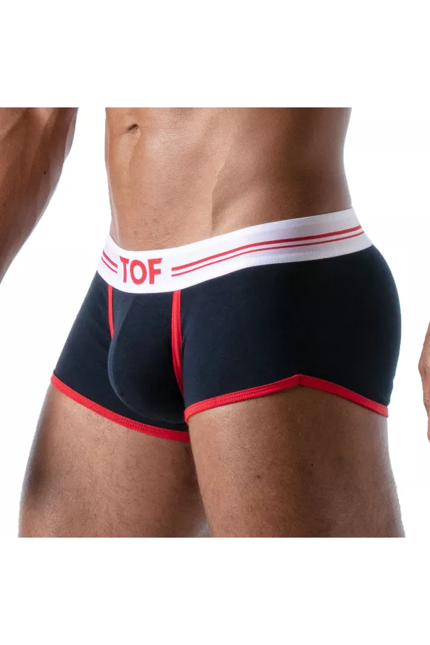 Boxer French Navy Blue - Men's Cotton Trunks and Shorties | TOF Paris