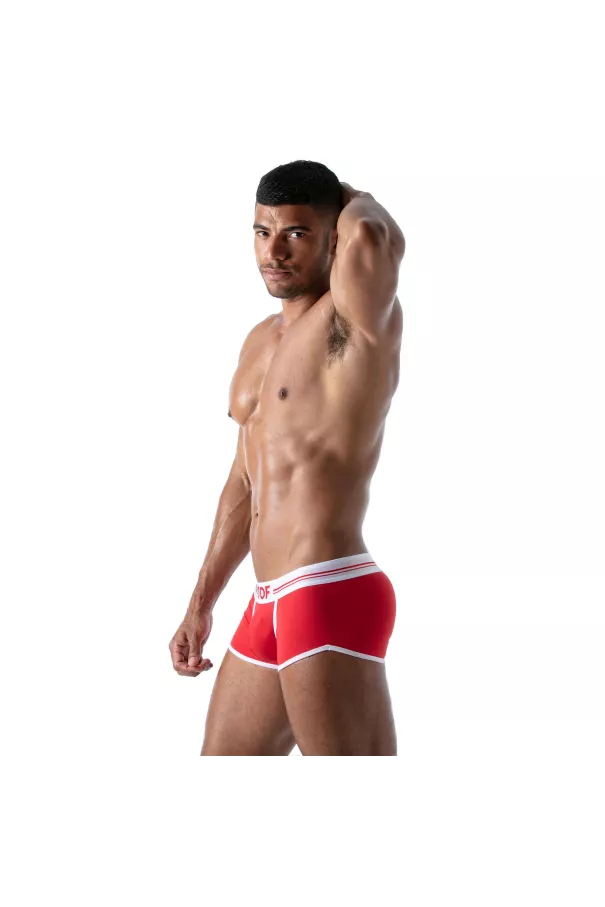 Boxer French Red - Men's Cotton Trunks and Shorties | TOF Paris