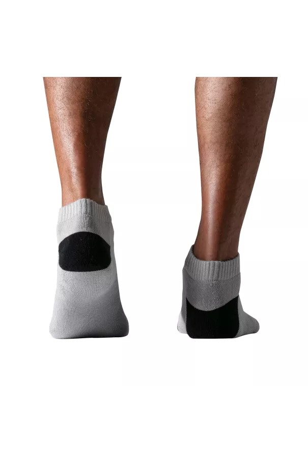 TOF Paris Men's Low-Cut Socks Grey – Comfort & Subtle Style