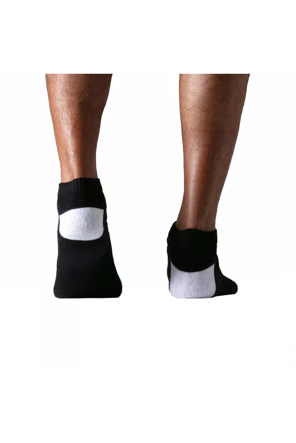 TOF Paris Men's Low-Cut Socks Black – Comfort & Subtle Style