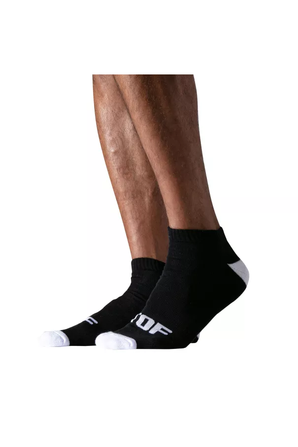 TOF Paris Men's Low-Cut Socks Black – Comfort & Subtle Style