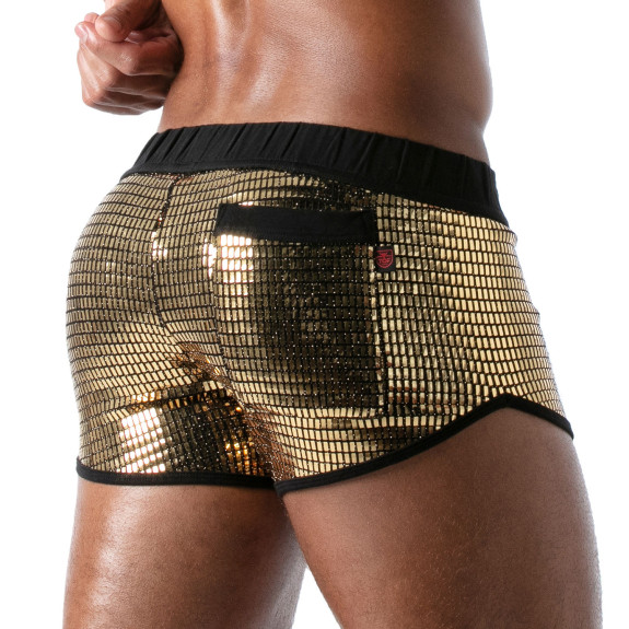 Star Mini-Shorts Gold