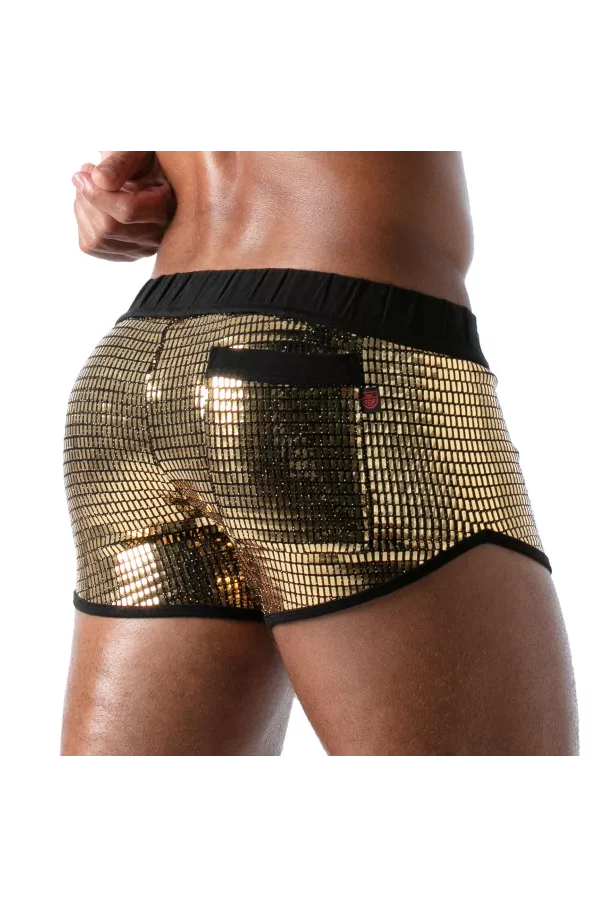 Star Mini-Shorts Gold
