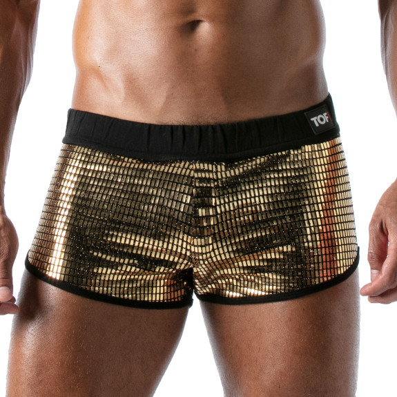 Star Mini-Shorts Gold