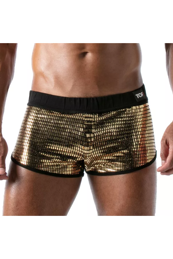Star Mini-Shorts Gold
