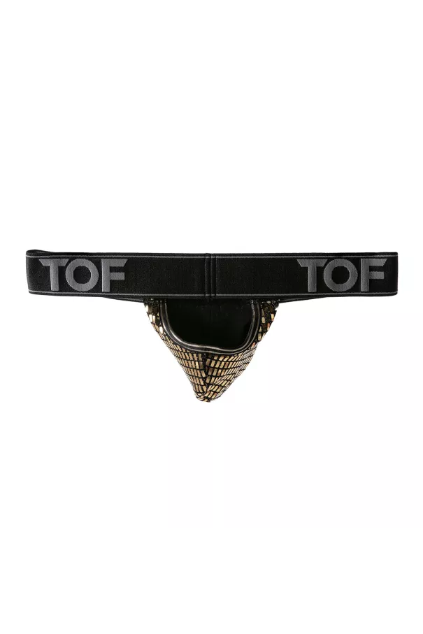 Star Stringless Thong Silver