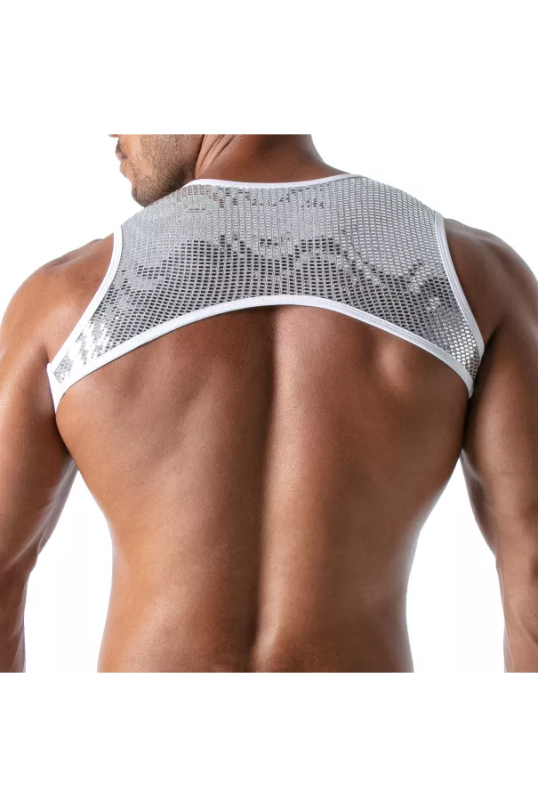 Pocket Harness - Silver - Back - Men