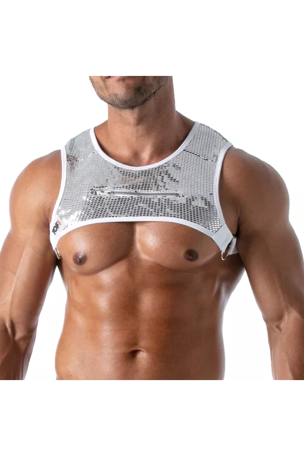 Pocket Harness - Silver - Face