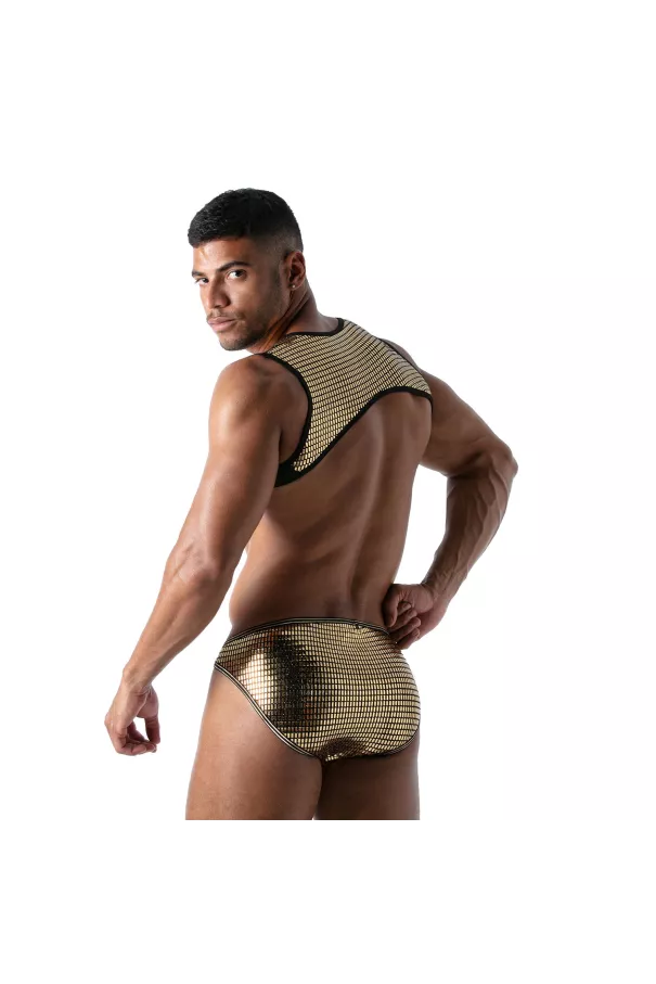 Star Pocket Harness Gold For Men - Tof Paris