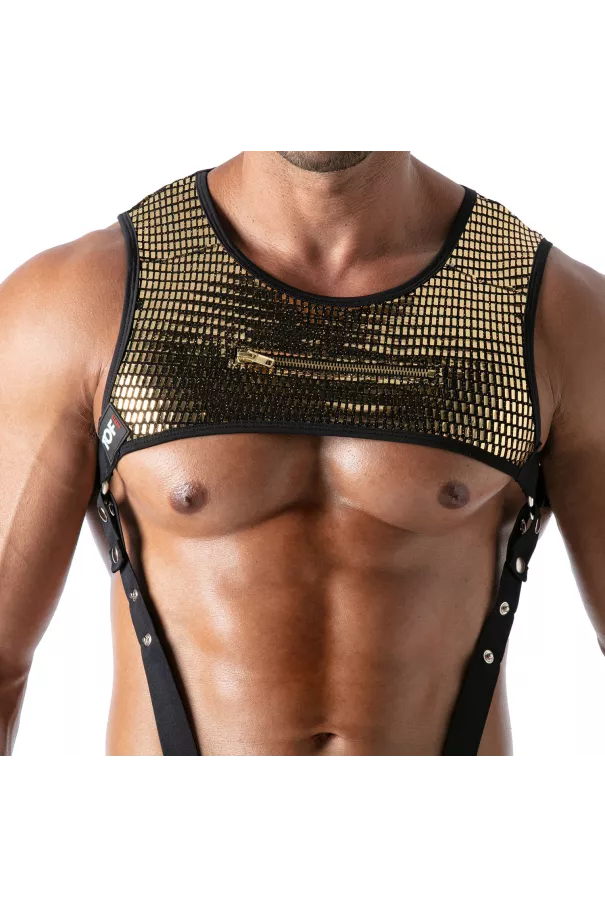 Star Pocket Harness Gold For Men - Tof Paris