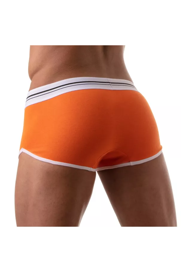 Boxer French Orange - Men's Cotton Trunks and Shorties | TOF