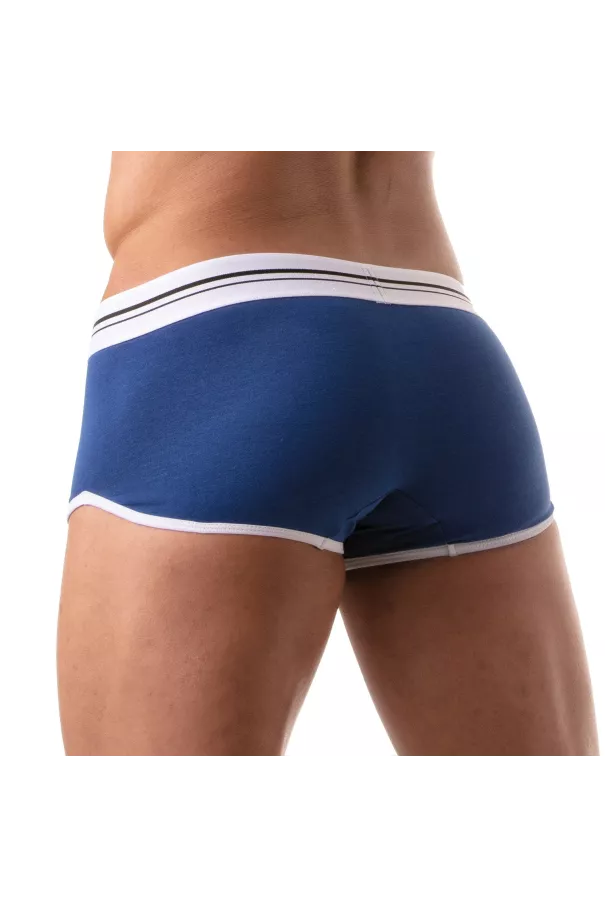 Boxer French Royal Blue - Men's Cotton Trunks and Shorties | TOF Paris